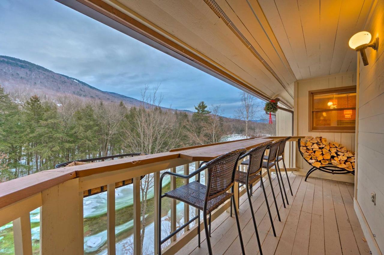 Riverfront Lincoln Condo 1 Mi To Loon Mountain! Exterior photo