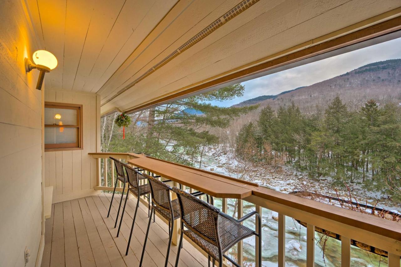 Riverfront Lincoln Condo 1 Mi To Loon Mountain! Exterior photo